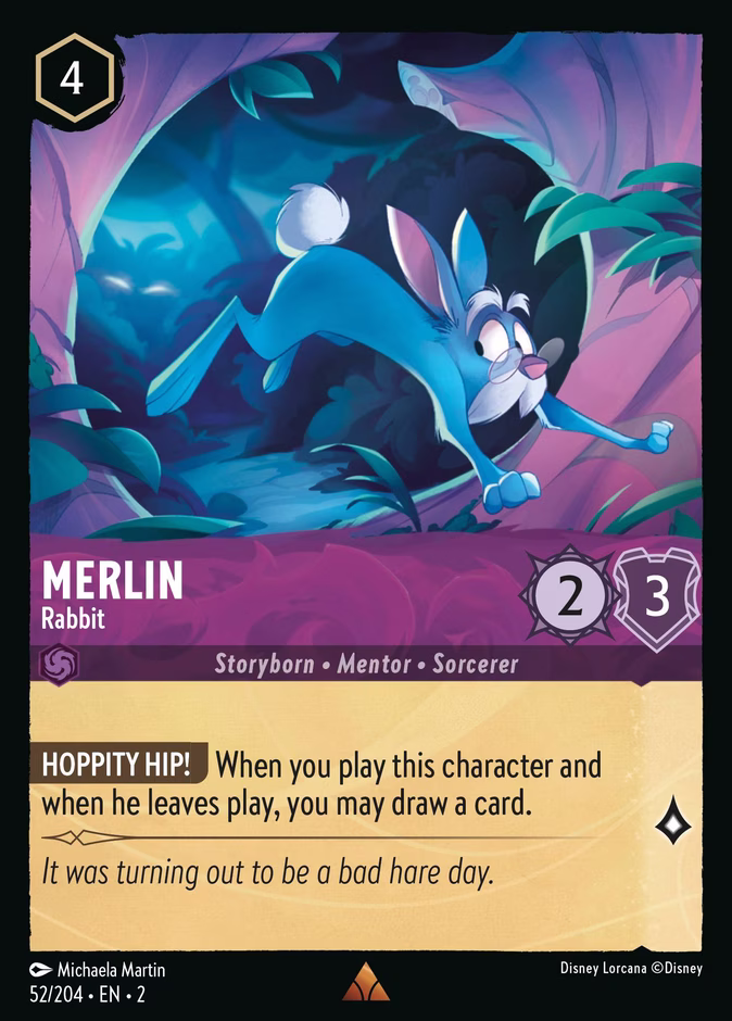 Merlin - Rabbit #52 (Rare)