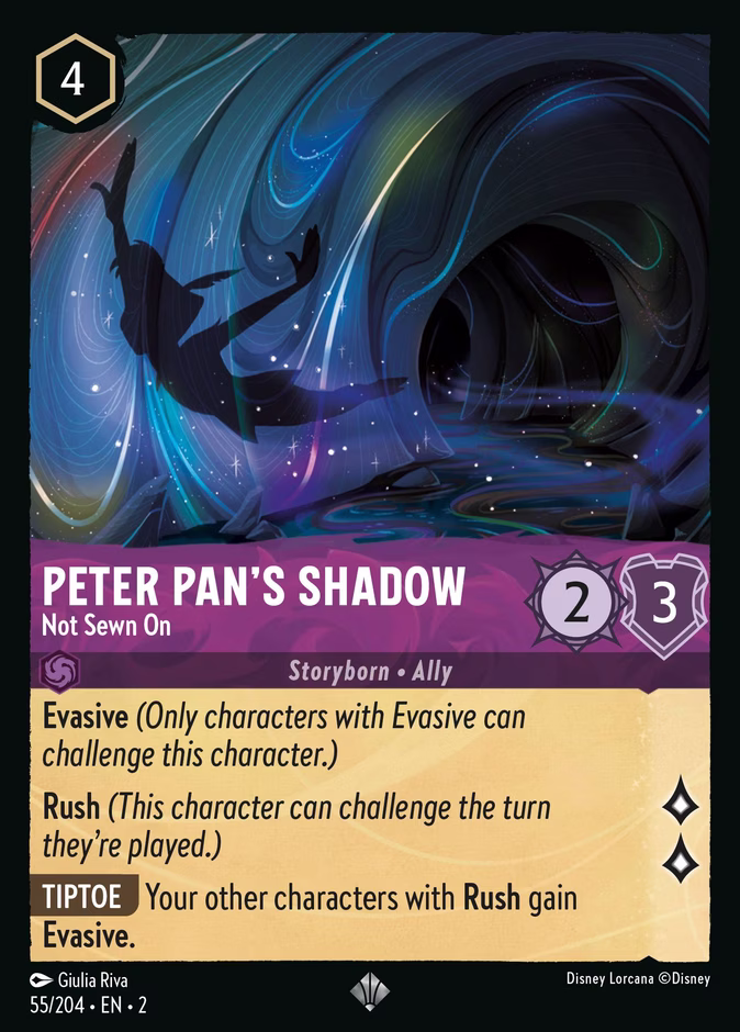 Peter Pan's Shadow - Not Sewn On #55 (Super_rare)