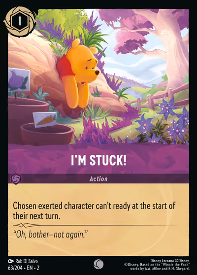 I'm Stuck! #63 — Rise of the Floodborn (Common) · Disney Lorcana