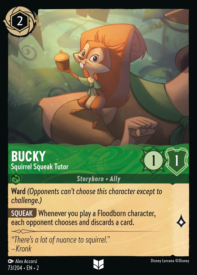 Bucky - Squirrel Squeak Tutor #73 (Uncommon)