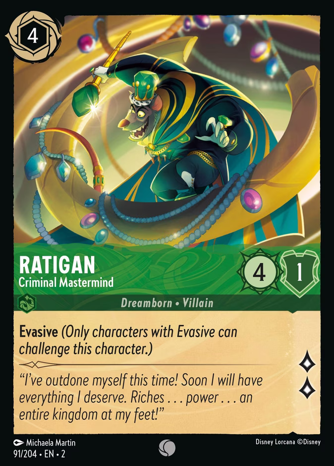 Ratigan - Criminal Mastermind #91 (Common)