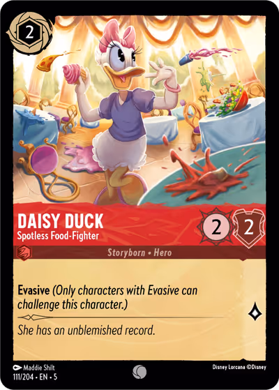 Daisy Duck - Spotless Food-Fighter