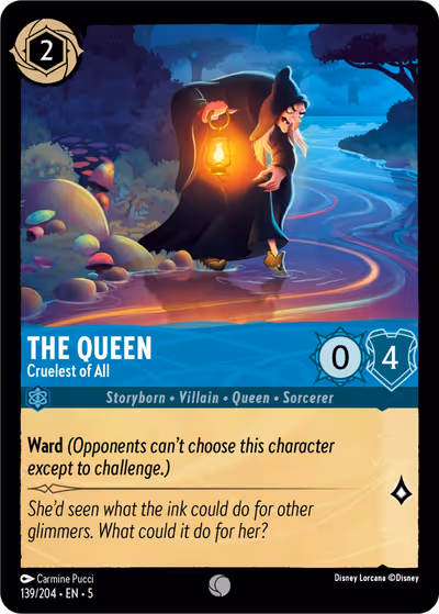 The Queen - Cruelest of All #139 — Shimmering Skies (Common) · Disney Lorcana