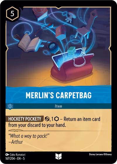 Merlin's Carpetbag #167 — Shimmering Skies (Uncommon) · Disney Lorcana