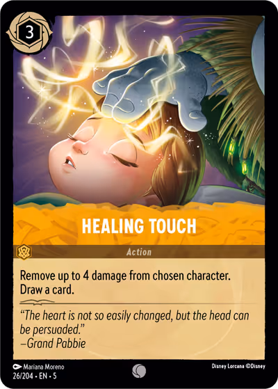 Healing Touch #26 — Shimmering Skies (Common) · Disney Lorcana