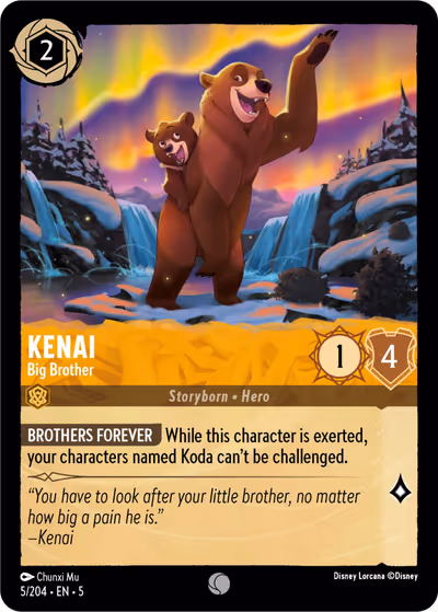 Kenai - Big Brother #5 — Shimmering Skies (Common) · Disney Lorcana