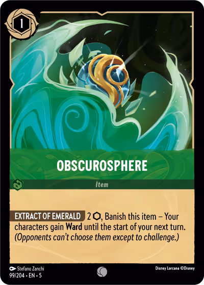 Obscurosphere #99 — Shimmering Skies (Common) · Disney Lorcana