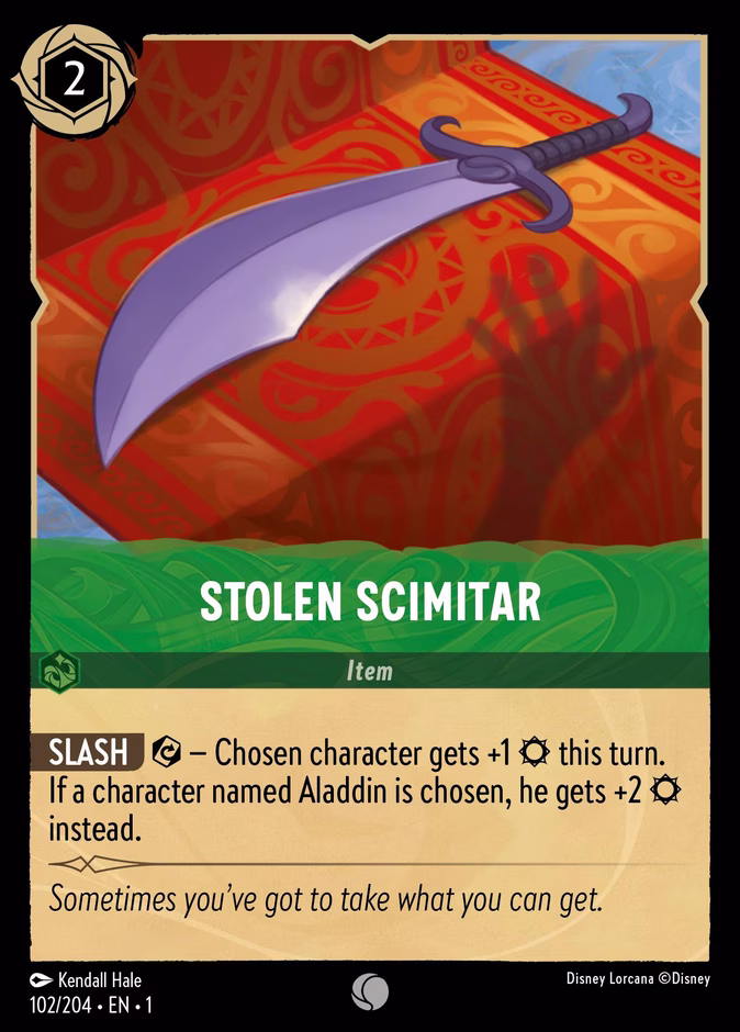 Stolen Scimitar #102 (Common)
