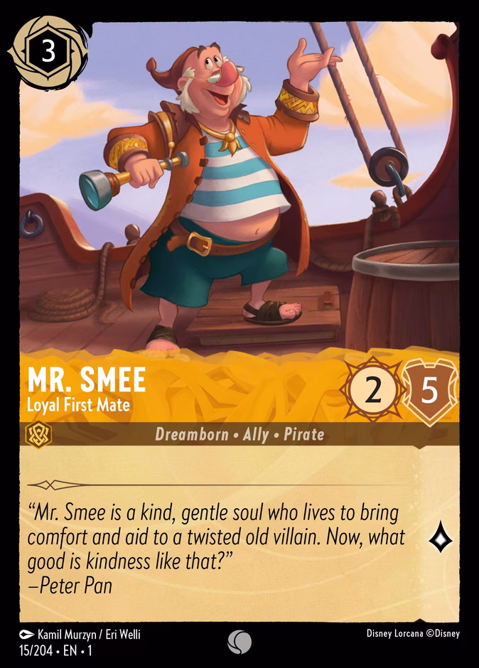Mr. Smee - Loyal First Mate #15 (Common)