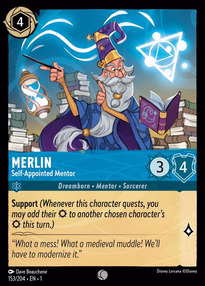 Merlin - Self-Appointed Mentor #153 (Common)