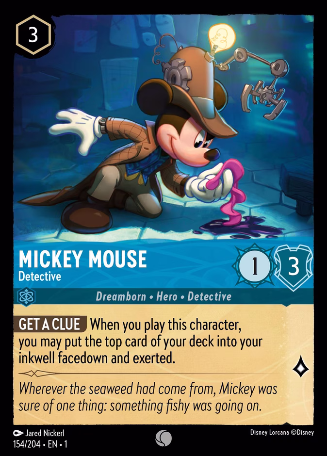 Mickey Mouse - Detective #154 (Common)