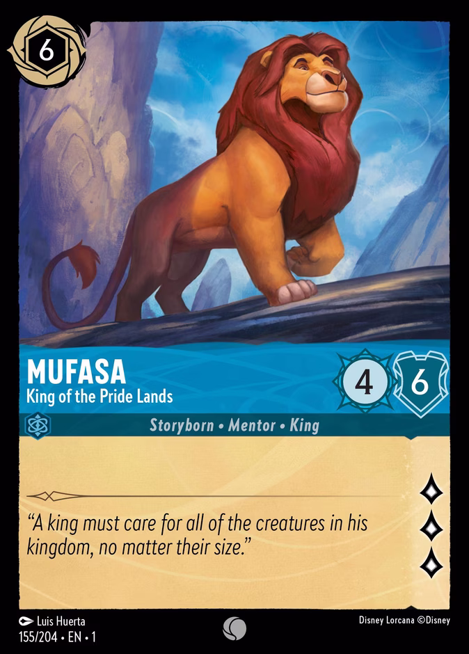 Mufasa - King of the Pride Lands #155 (Common)