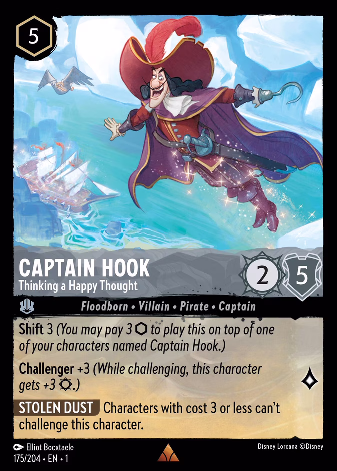 Captain Hook - Thinking a Happy Thought #175 (Rare)