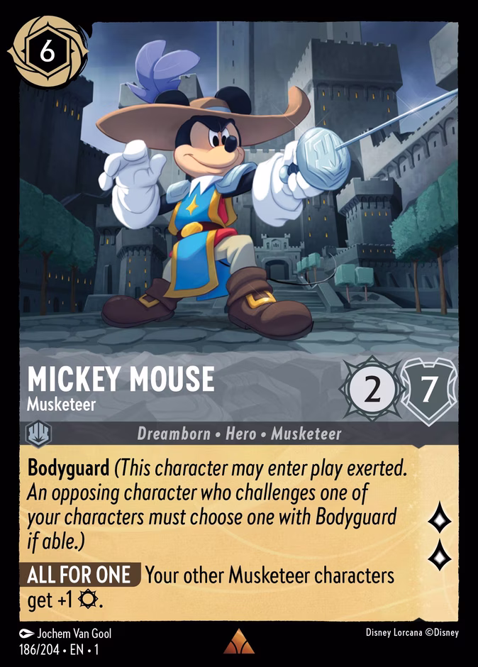 Mickey Mouse - Musketeer #186 (Rare)