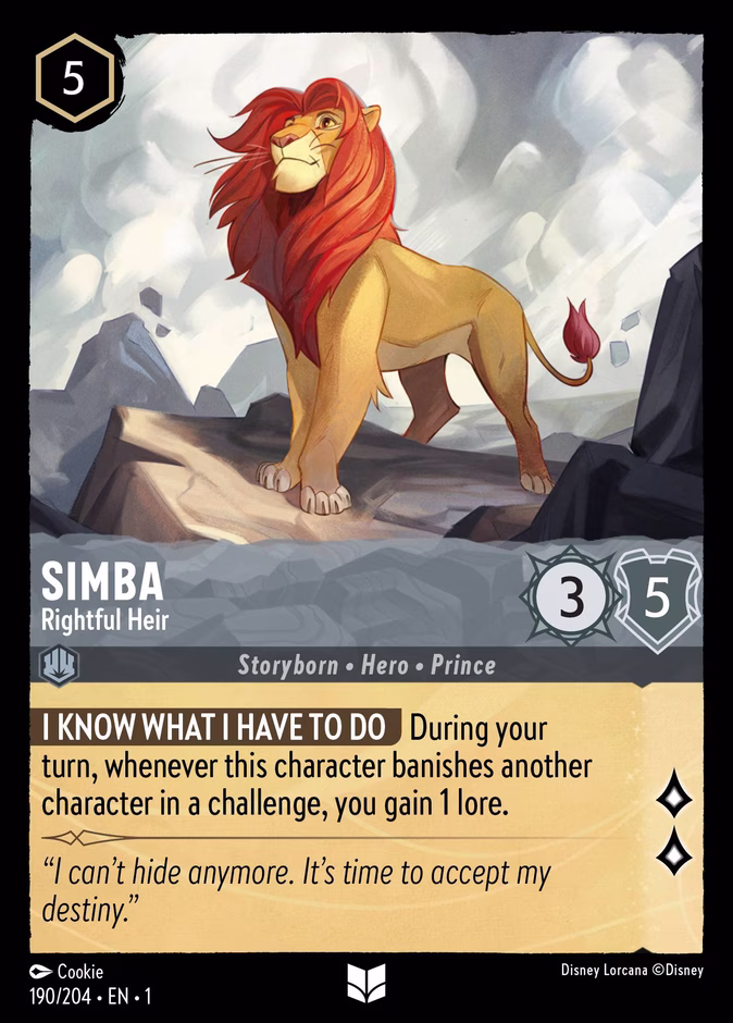 Simba - Rightful Heir #190 (Uncommon)