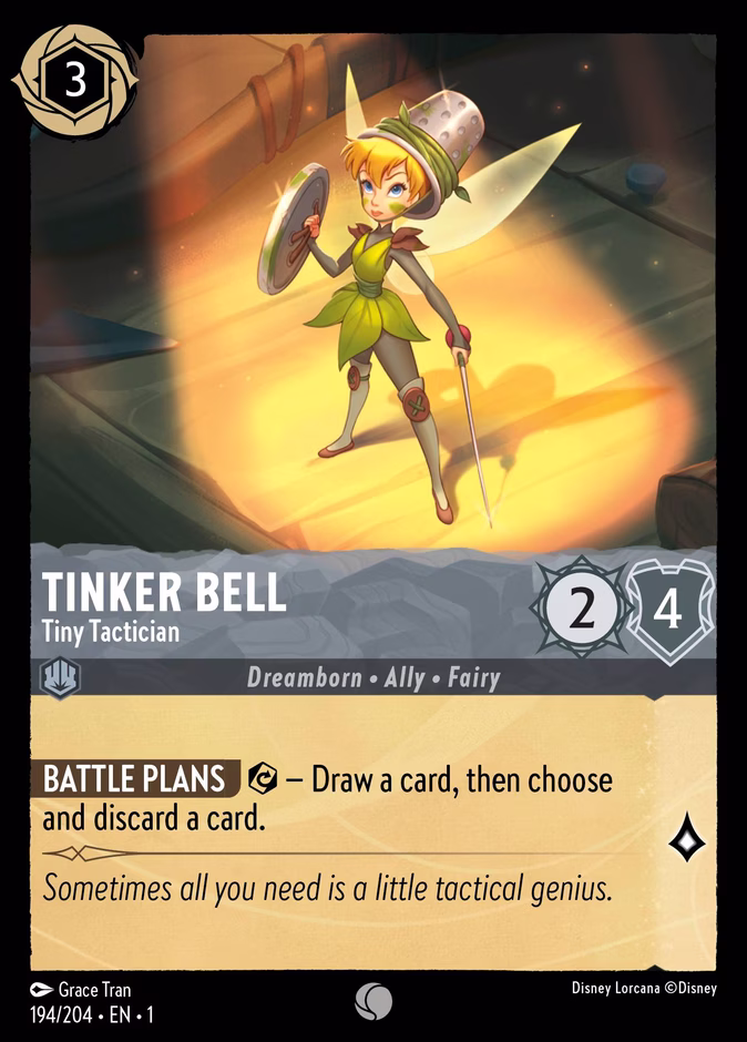 Tinker Bell - Tiny Tactician #194 (Common)