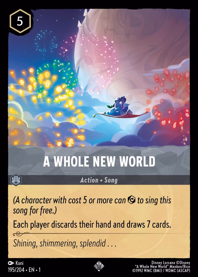 A Whole New World #195 (Super_rare)