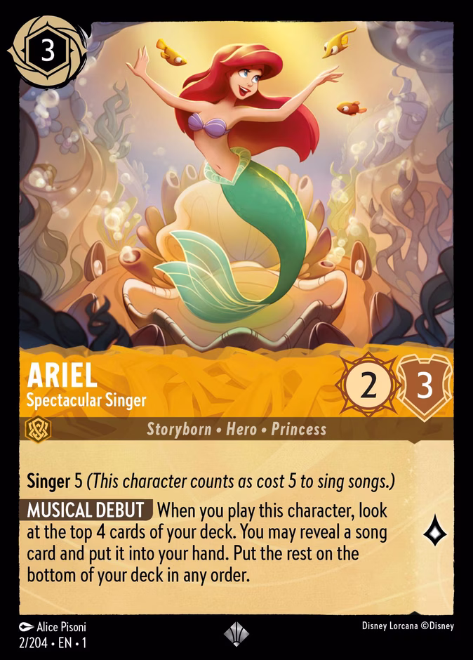 Ariel - Spectacular Singer #2 (Super_rare)