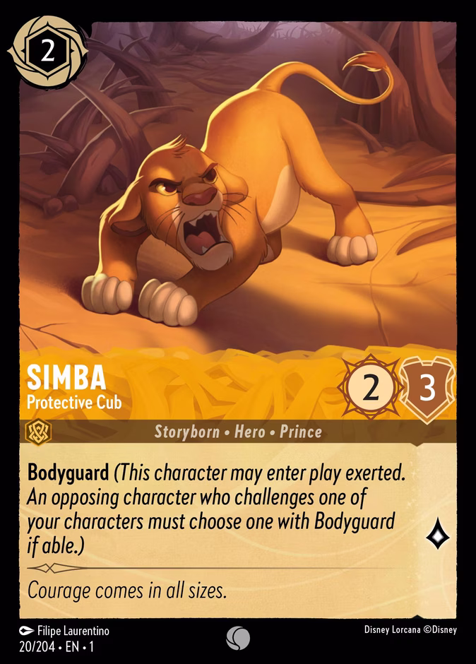 Simba - Protective Cub #20 (Common)