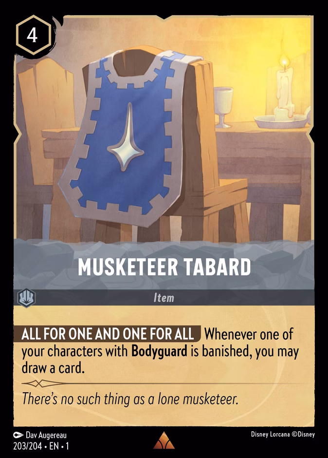 Musketeer Tabard #203 (Rare)