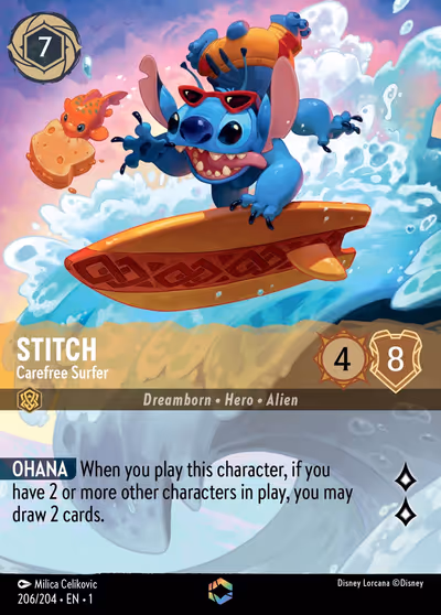 Stitch - Carefree Surfer #206