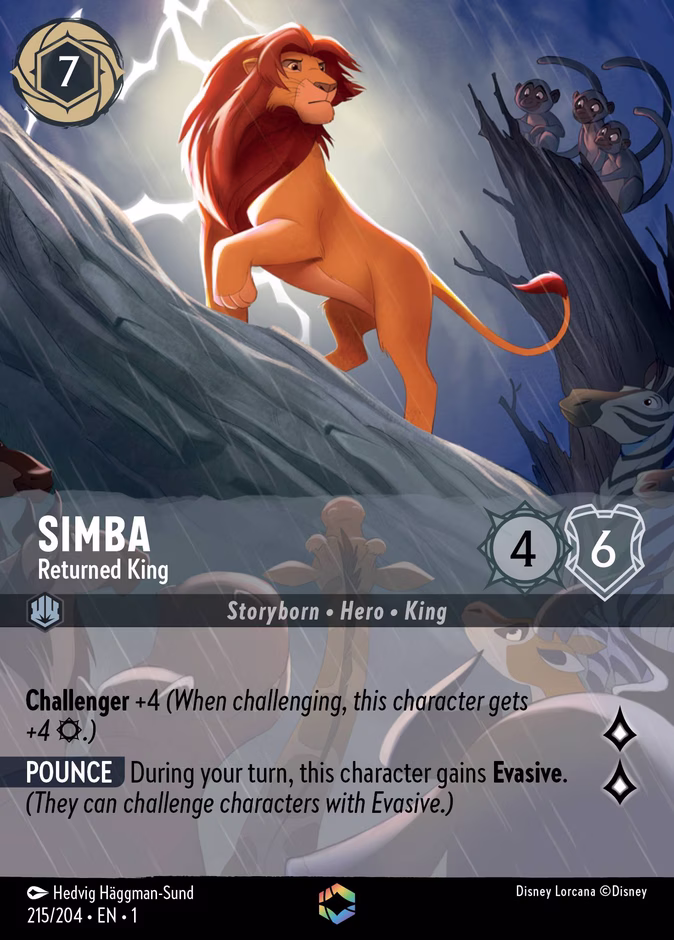 Simba - Returned King #215 #215 (Enchanted)