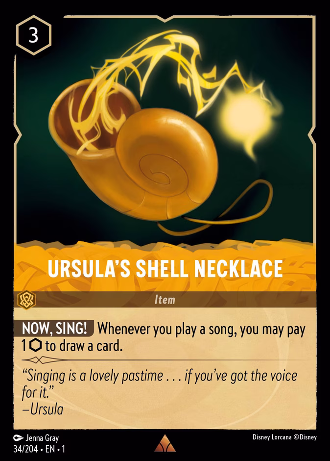 Ursula's Shell Necklace #34 (Rare)