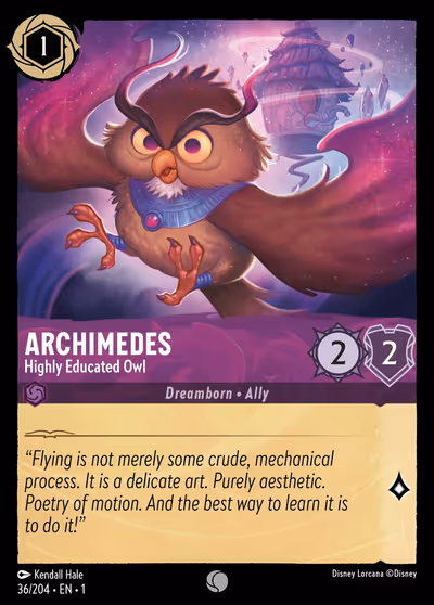 Archimedes - Highly Educated Owl