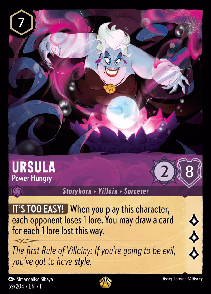Ursula - Power Hungry #59 (Legendary)