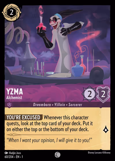 Yzma - Alchemist #60 — The First Chapter (Common) · Disney Lorcana