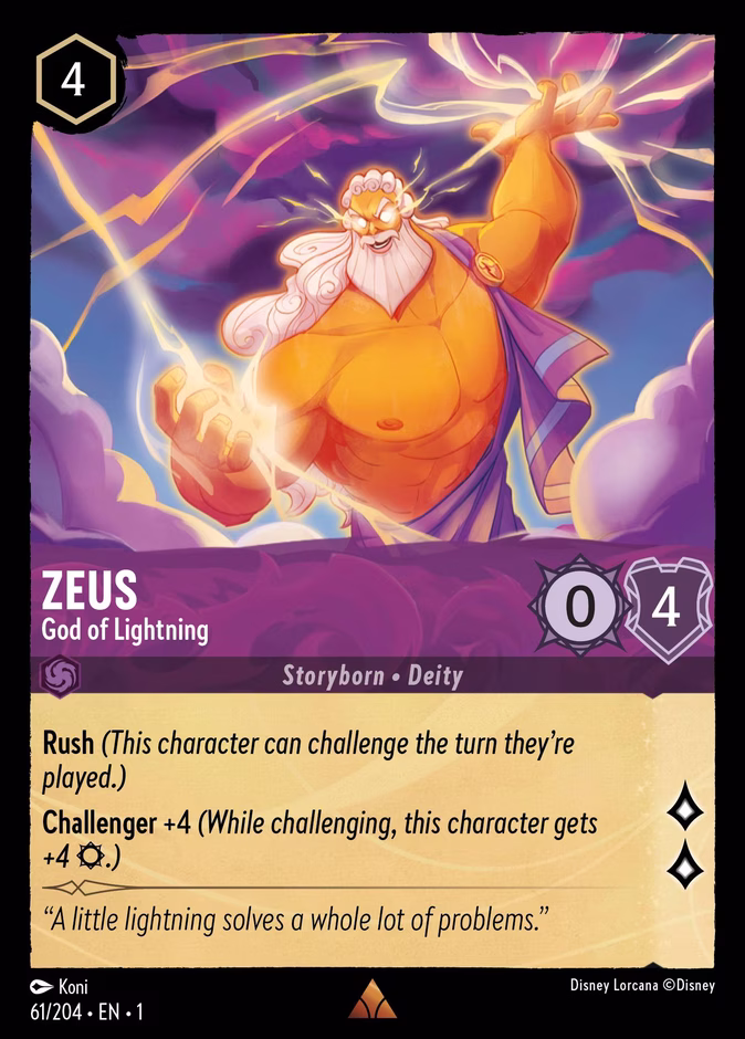 Zeus - God of Lightning #61 (Rare)