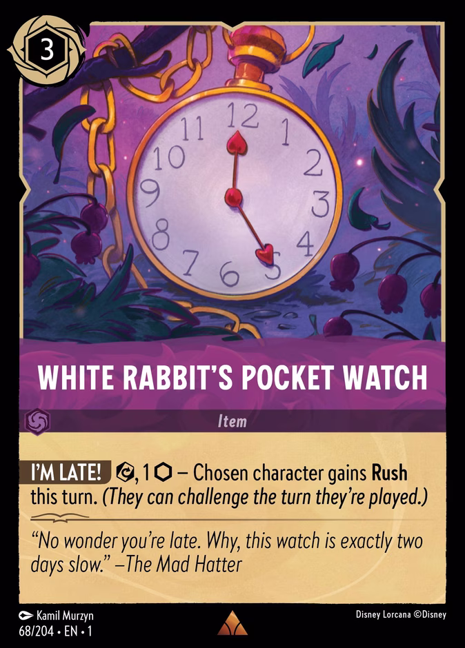 White Rabbit's Pocket Watch #68 (Rare)