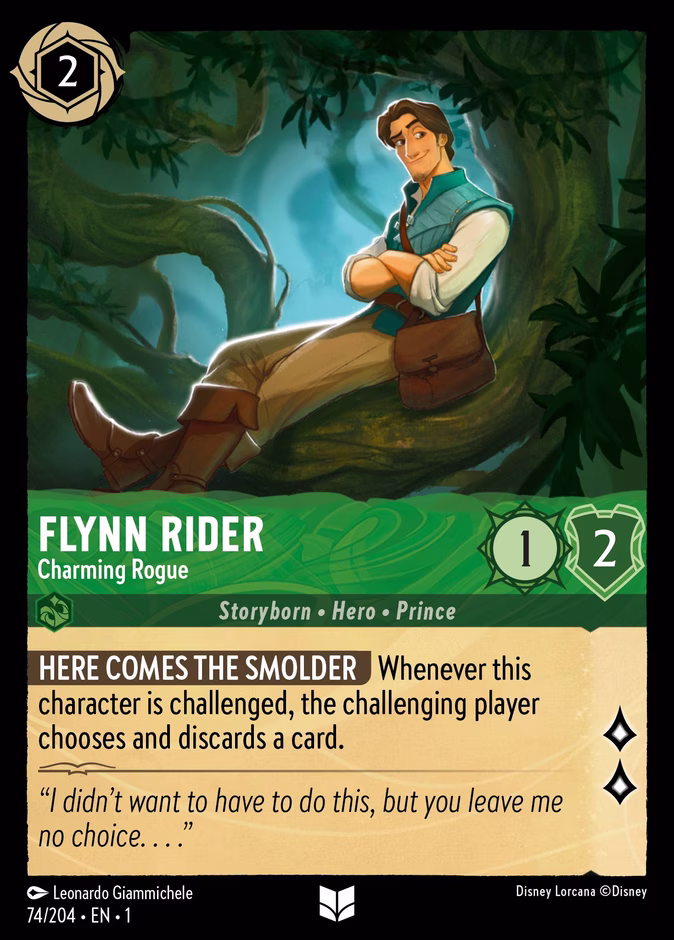 Flynn Rider - Charming Rogue #74 (Uncommon)