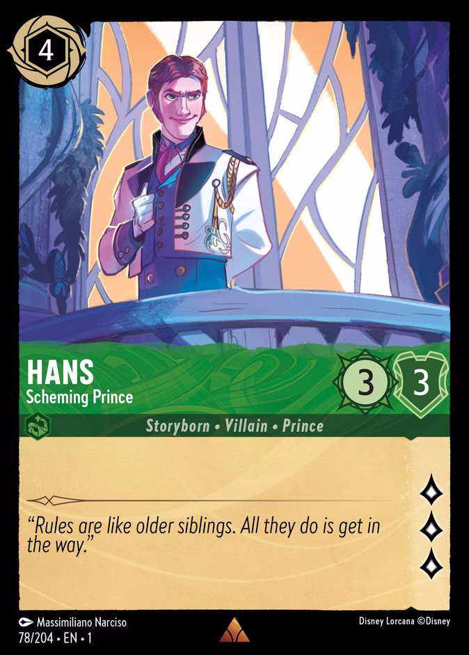 Hans - Scheming Prince #78 (Rare)