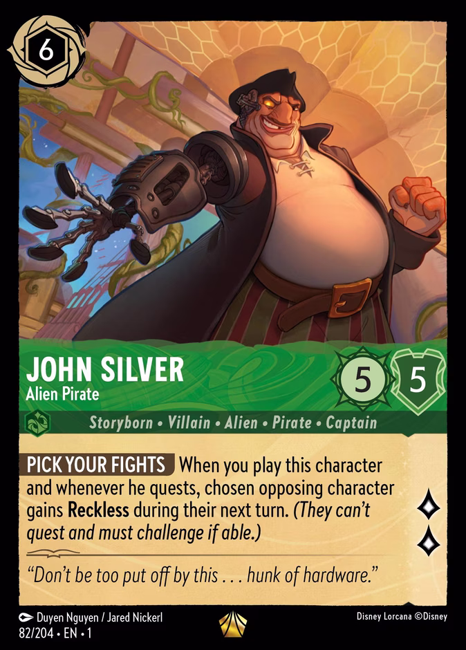 John Silver - Alien Pirate #82 (Legendary)