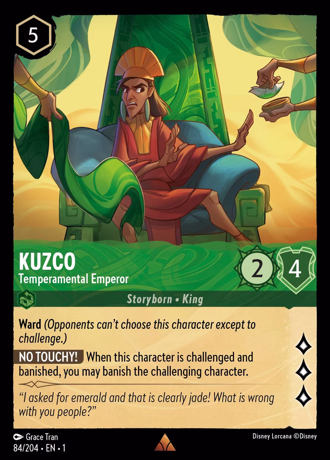 Kuzco - Temperamental Emperor #84 (Rare)