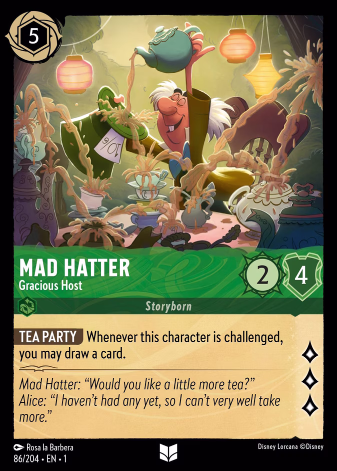 Mad Hatter - Gracious Host #86 (Uncommon)