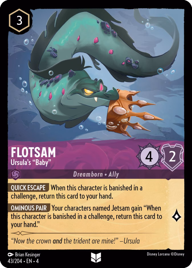 Flotsam - Ursula's "Baby" #43 (Uncommon)