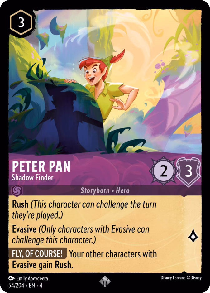 Peter Pan - Shadow Finder #54 (Super_rare)