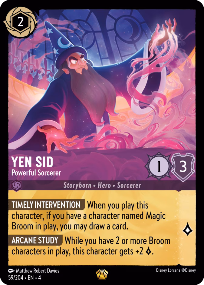 Yen Sid - Powerful Sorcerer #59 (Legendary)