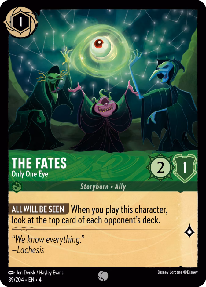 The Fates - Only One Eye #89 (Common)