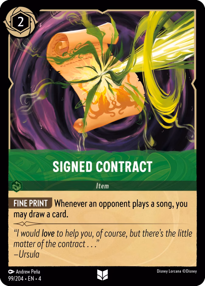 Signed Contract #99 (Uncommon)