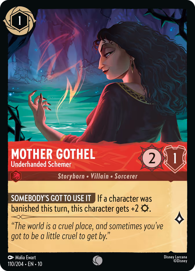 Mother Gothel - Underhanded Schemer #110 (Common)