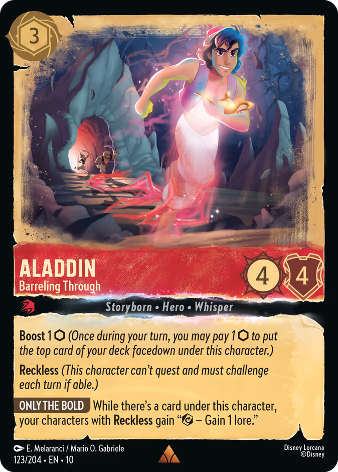 Aladdin - Barreling Through #123 (Rare)