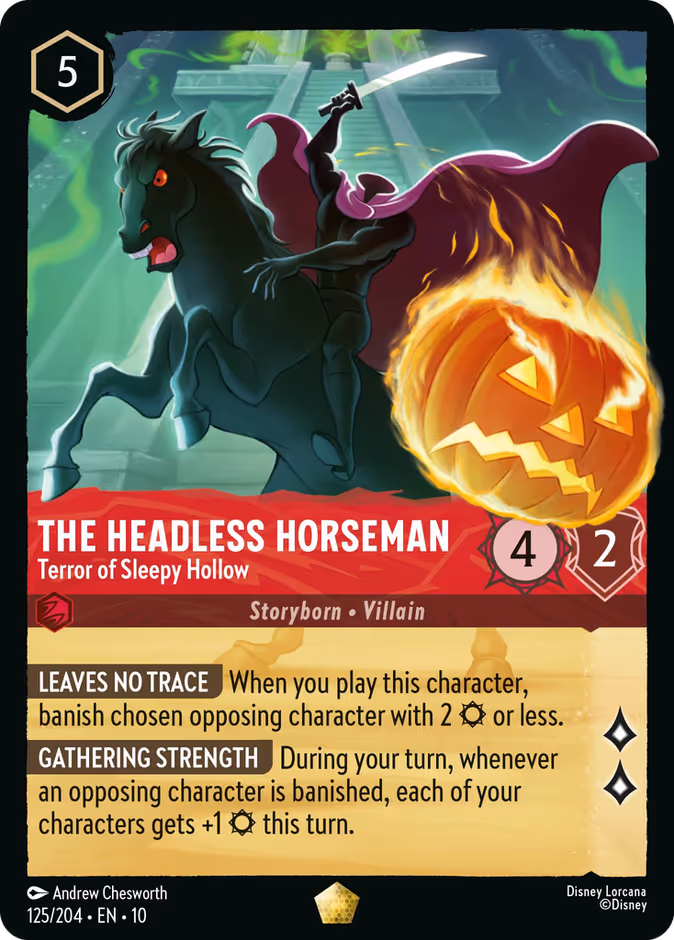 The Headless Horseman - Terror of Sleepy Hollow — Disney Lorcana