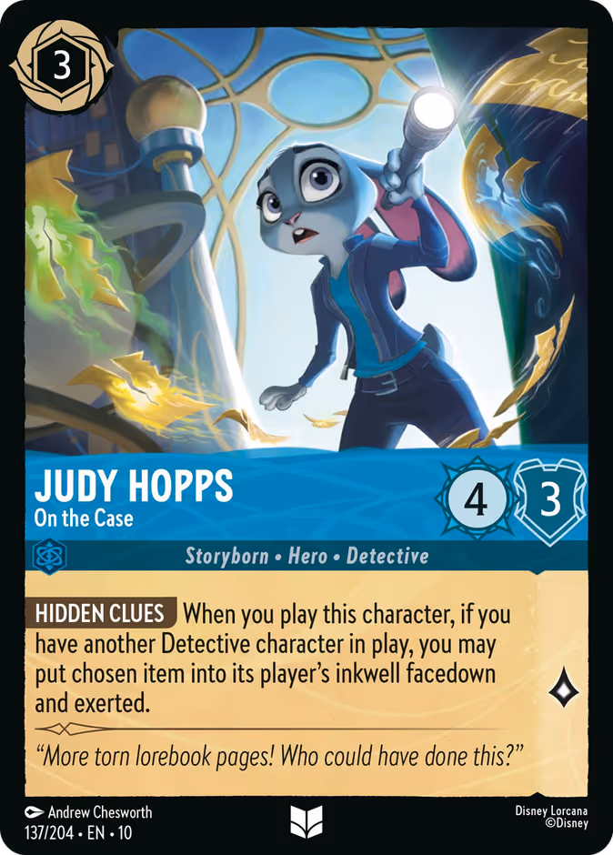 Judy Hopps - On the Case #137 (Uncommon)
