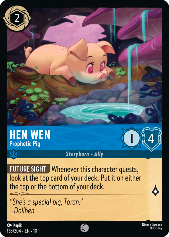 Hen Wen - Prophetic Pig #138 (Common)