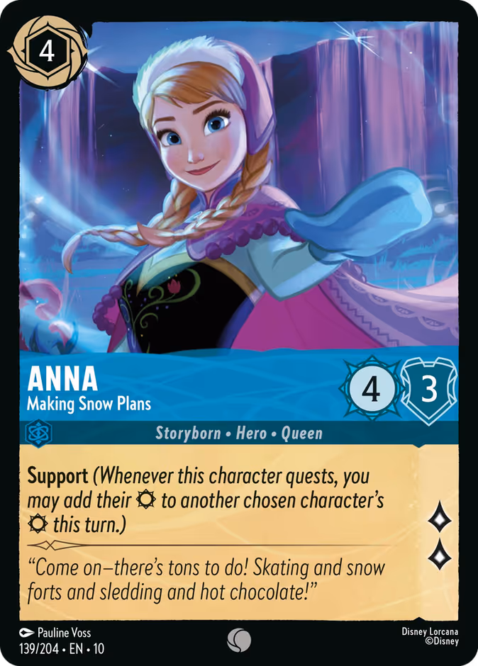 Anna - Making Snow Plans #139 (Common)