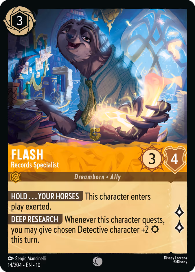 Flash - Records Specialist #14 (Common)
