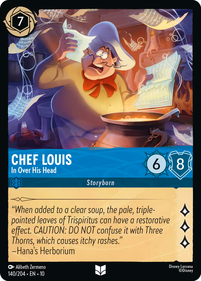 Chef Louis - In Over His Head #140 (Uncommon)